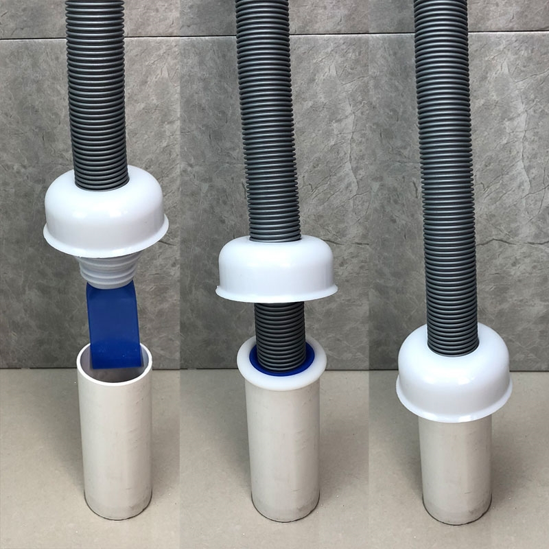 古达洗衣机排水口密封塞下水道堵口器地漏器管封口盖视频