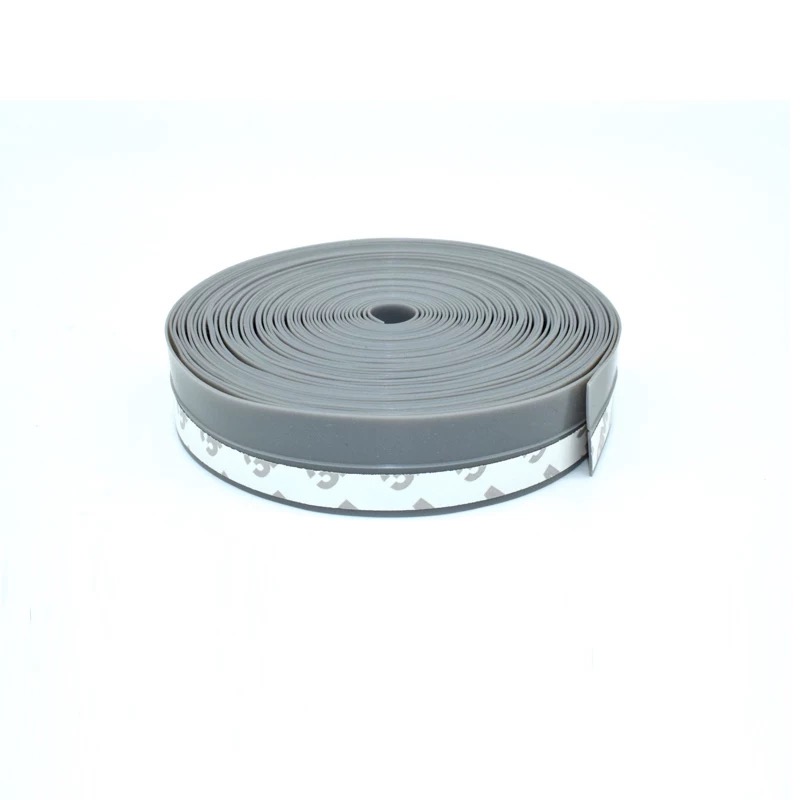 中锦科技 硅胶门窗密封条防风防尘自粘密封胶条 35mm*5米[灰色]卷高清大图