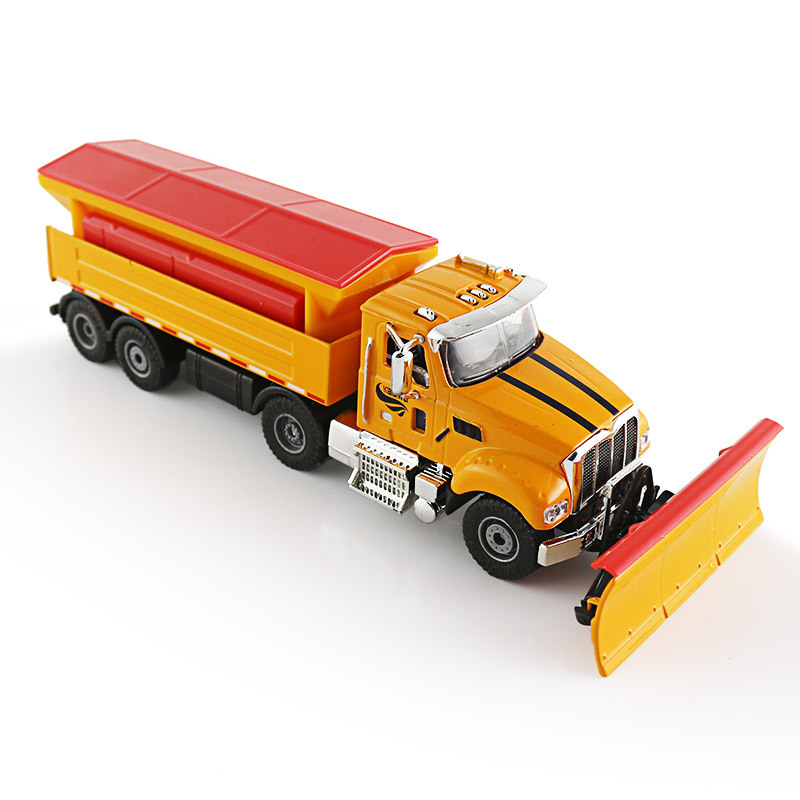 凯迪威合金美式工程车铲雪车金属除雪车儿童玩具模型车金属摆件625129
