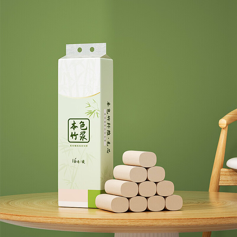 蓝漂本色扁卷16卷*1提装(竹影绰绰)LP-39588本色扁卷16卷