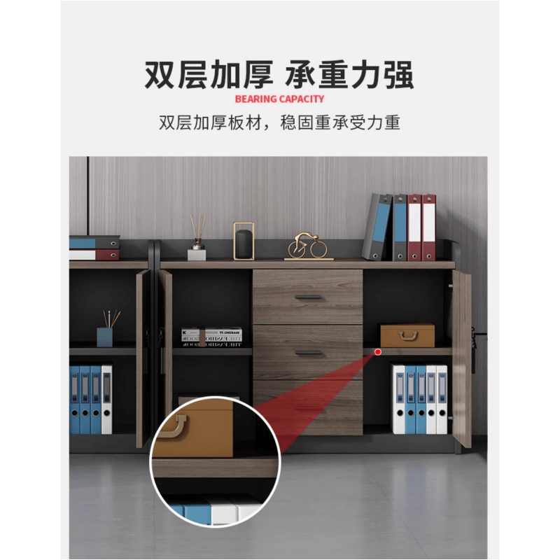 鑫木樽茶水柜80cm个高清大图