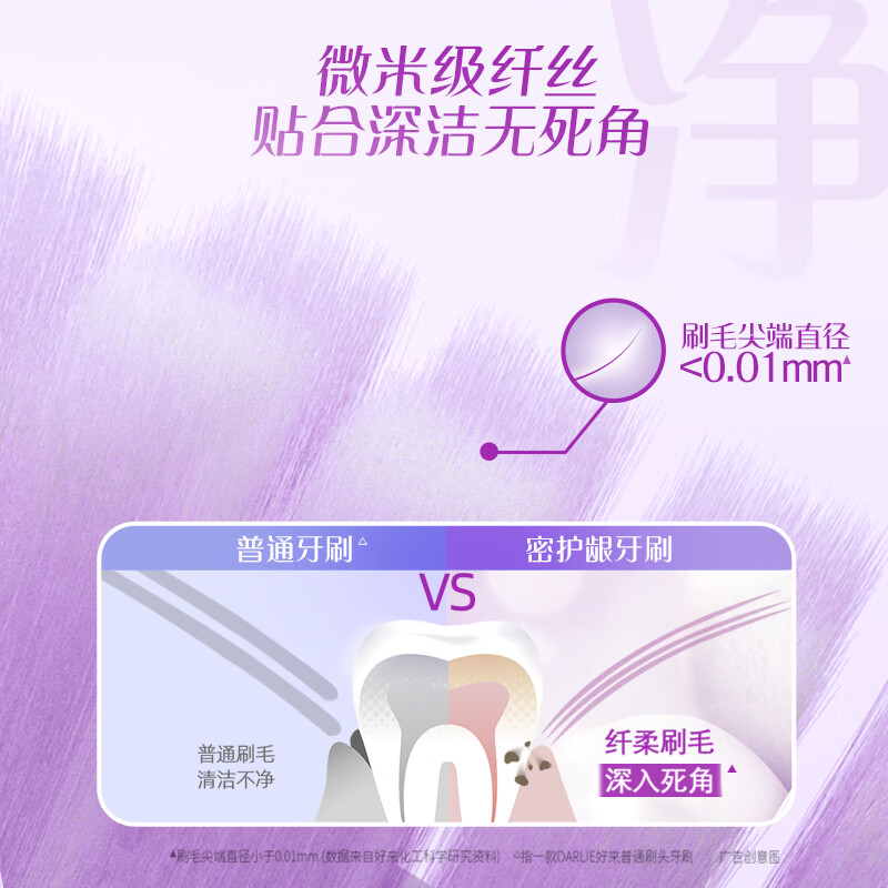 DARLIE好来(原黑人)密护龈牙刷分享装*6支(新老包装随机发)便携装高清大图