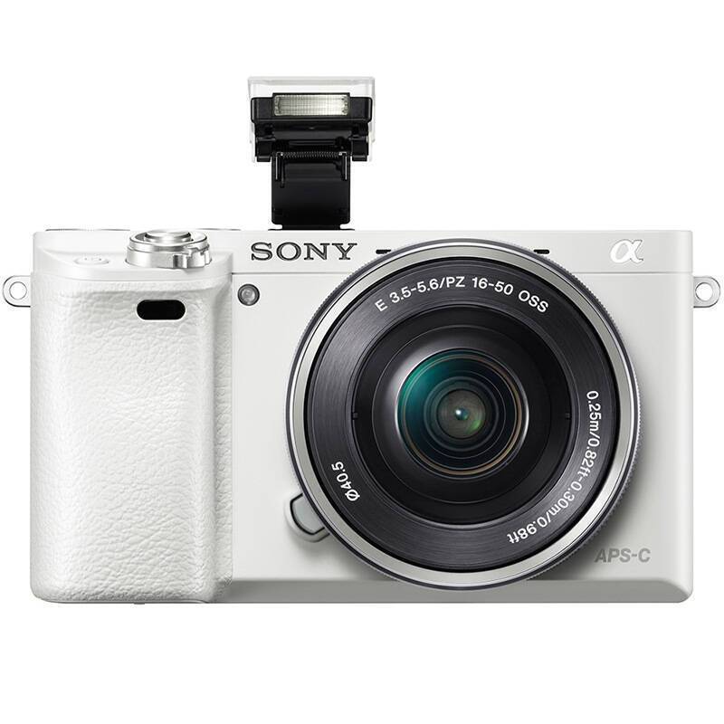 索尼(SONY) ILCE-6000L/a6000L微单相机 索尼微单A6000（16-50mm)套机 白色