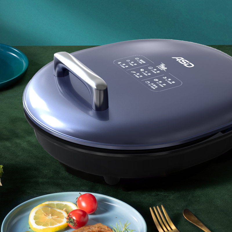 爱仕达(ASD)电饼铛家用双面加热煎饼铛煎烤机烙饼锅三明治机30mm加深烤盘早餐机多功能电饼档AG-B34J709高清大图