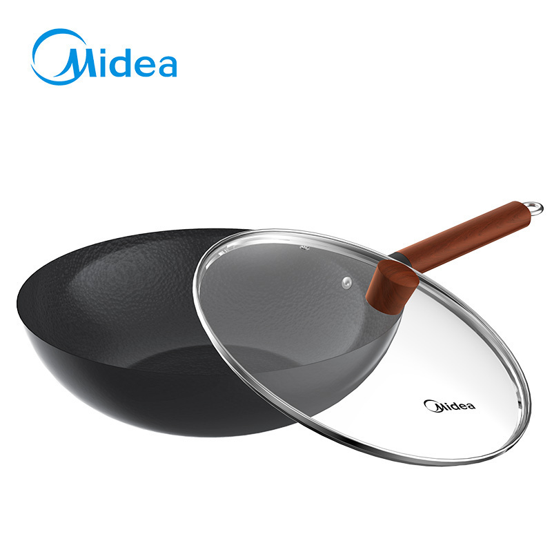 美的(Midea)C12 真不锈锻打匠心炒锅 538*330*160mm 单个价高清大图