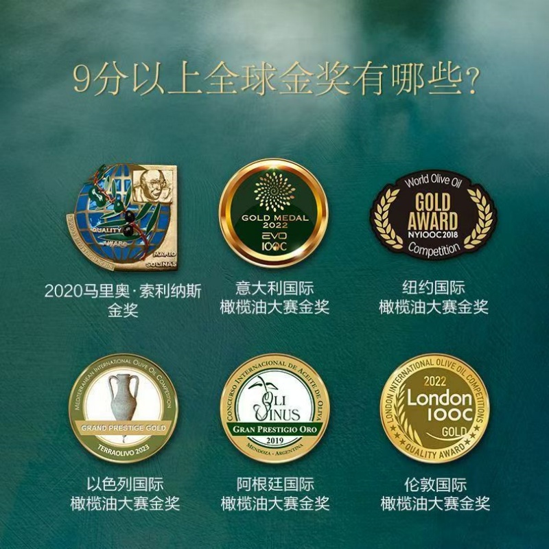 欧丽薇兰特级初榨橄榄油500ML 装家用炒菜健身餐 1瓶高清大图
