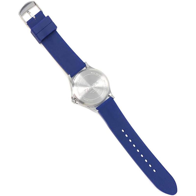 TIMEX/天美时男士运动腕表蓝带银盘石英表密歇根狼獾队高清大图