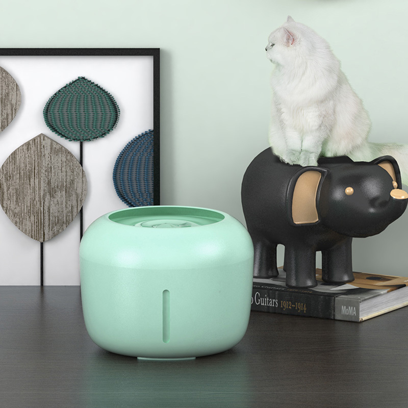 旧巷自动循环宠物小狗狗猫咪喝水器机智能佩活水流动饮水器浪漫樱花