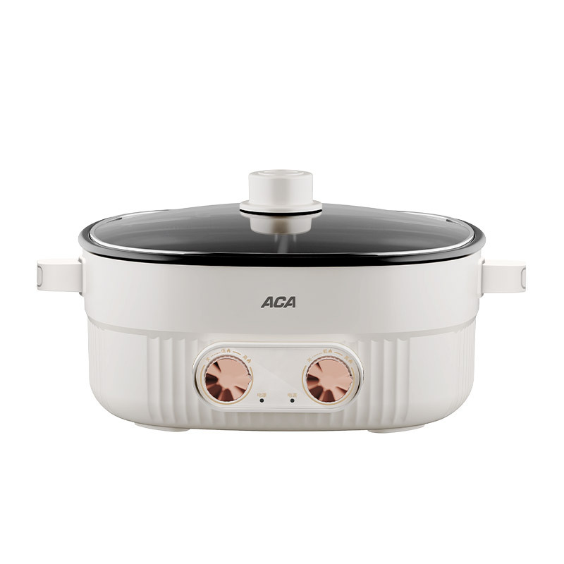 北美电器(ACA) 双控鸳鸯锅ALY-G05HG01J 白色 5.0L