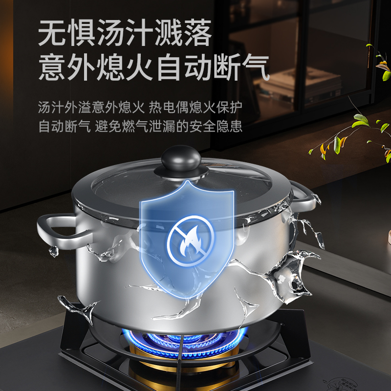 旺厨好太太 5.2KW磨砂直喷猛火灶 定时燃气灶家用炉灶 大火力煤气灶灶具双灶双眼灶液化气灶 打火灶企业价高清大图