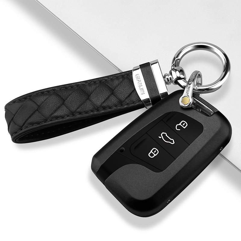 大众迈腾钥匙包迈腾b8钥匙套钥匙扣蔚揽cc钥匙包扣壳帕萨特男女式一键