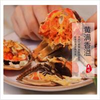 鲜活大闸蟹童子蟹六月黄蟹鲜活螃蟹1.5两8只公母随机发货