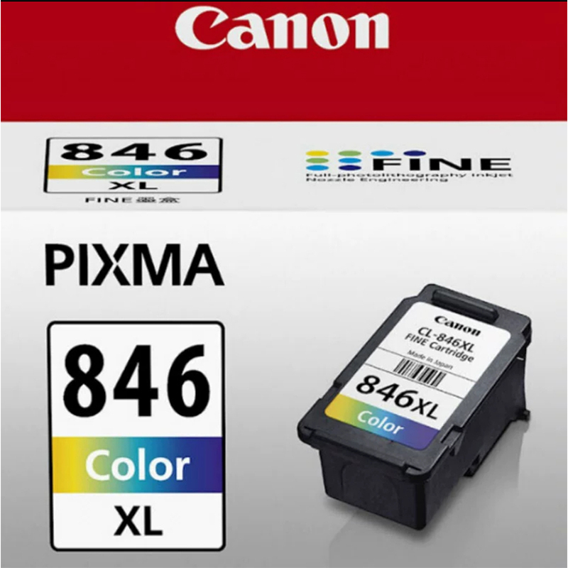 佳能（Canon） CL-846XL 彩色 （适用MG3080、MG2580、MX498、iP2880）