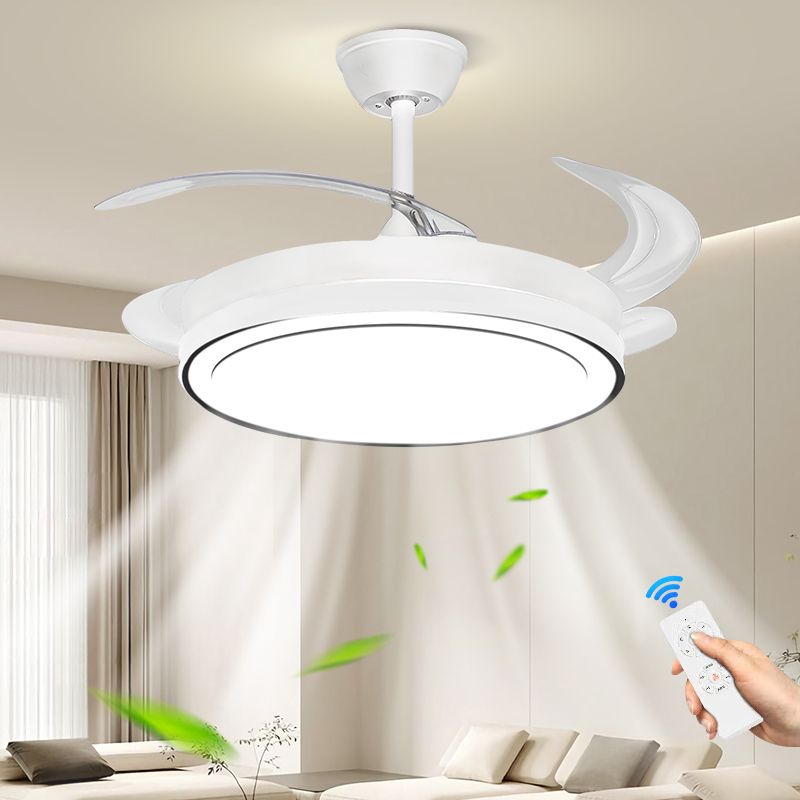 长虹照明2023新款led风扇灯客厅灯现代简约吊扇灯餐厅吊灯卧室隐形