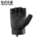龙云天盾战术手套户外运动骑行防护军迷格斗防滑透气半指手套男黑色M