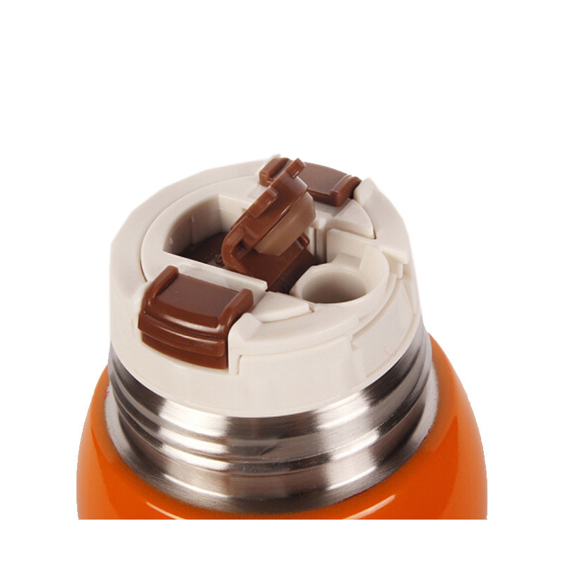 杯具熊 beddybear 母婴幼儿童 316不锈钢大容量两盖保温壶便携式背带宝宝水杯直饮吸管两用杯学饮杯 经典款-小羊高清大图