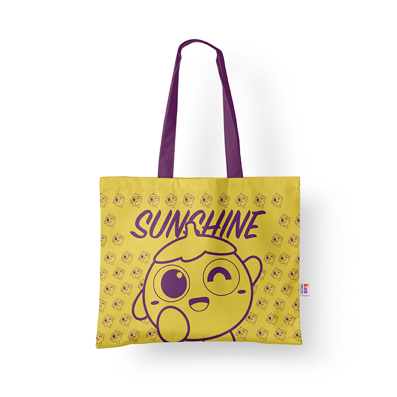 小茄子sunshine帆布包黄色