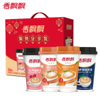 香飘飘奶茶 愉快分享16杯 礼盒装(原味+麦香+红枣+阿萨姆)年货礼盒精选 日期新鲜