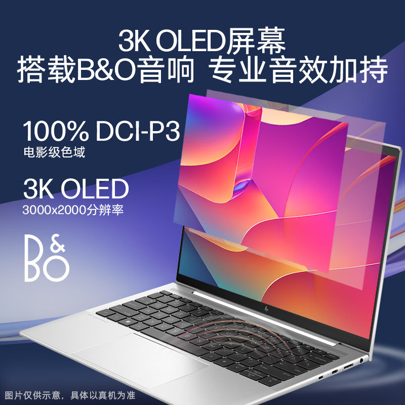 惠普(HP)Dragonfly G4 13.5英寸(13代i7-1355U 16G内存 1TB固态 3K高清 OLED屏 EVO认证 5G版)天际银 高端轻薄本商务办公笔记本电脑