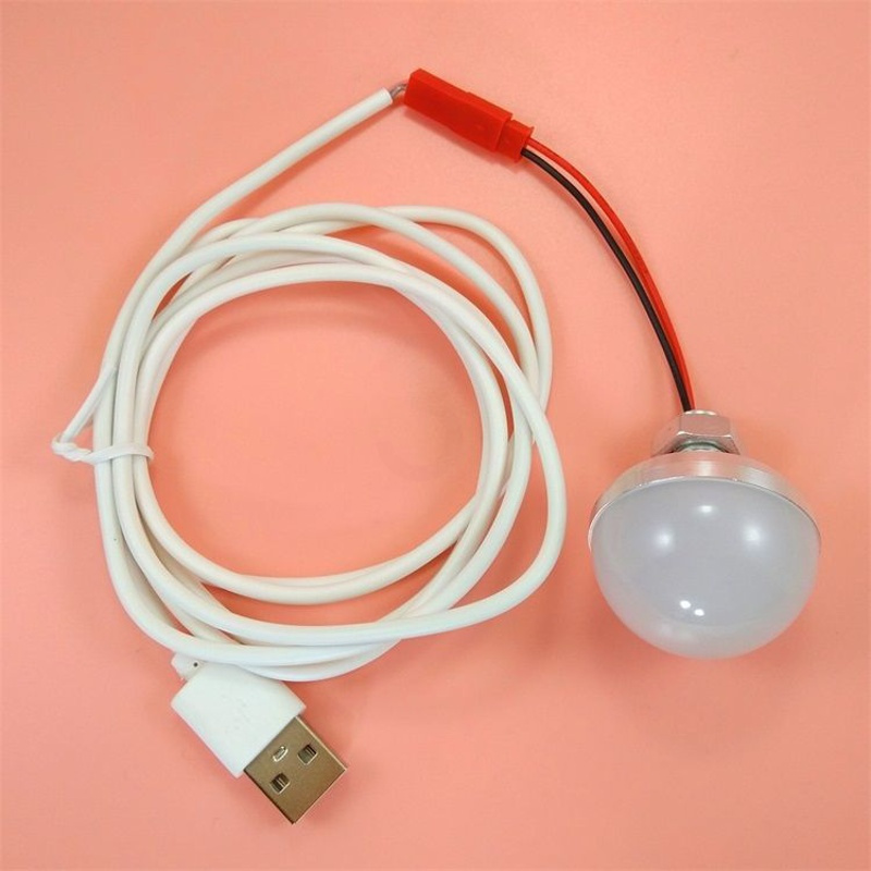 5vled灯usb灯迷你小灯泡充电宝带开关线灯 高光diy光源七彩遥控灯 无