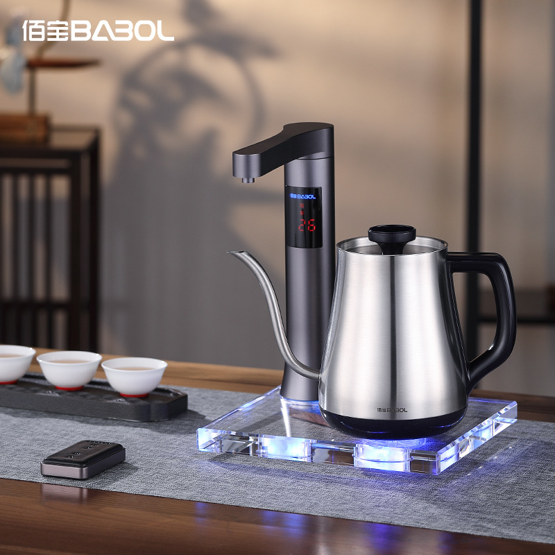 Babol佰宝DCH-913电子茶炉自动上水电热烧水壶家用全自动保温一体办公室泡茶专用烧水壶国产温控器