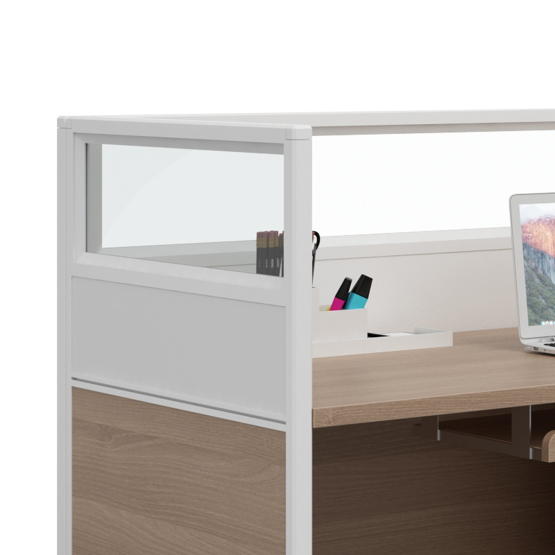 匡大 办公桌现代简约板式办公桌 1.2米屏风卡位 KDT-FL688L-1高清大图