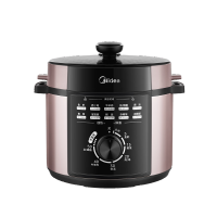 美的（Midea）电压力锅 5L 简易操作 旋钮 一锅双胆 1000W 商超同款MY-E501 YLE501