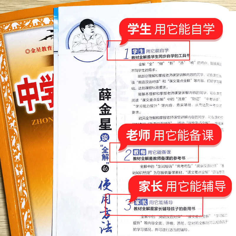2020版中学教材全解八年级下英语 WY外研版八年级下册英语书配套教材解读 初二下册英语中学教材全解 八年级英语(下)