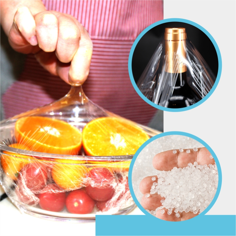 康乐洁K207家用保鲜膜食品用保鲜膜点断手撕PE膜30cm*30cm/张(100张)30cm*30米