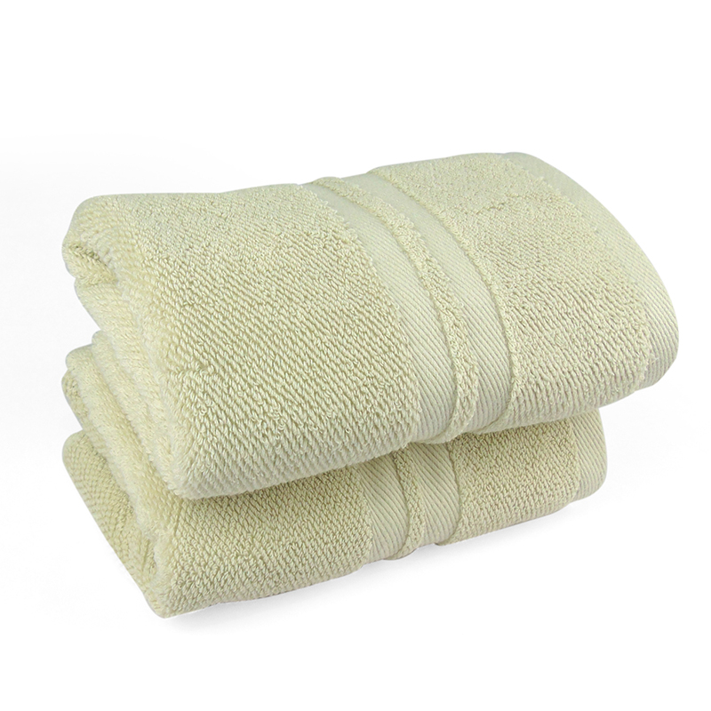 莺歌5A级抗菌高级缎档加大毛巾80*40(五色可选)条高清大图