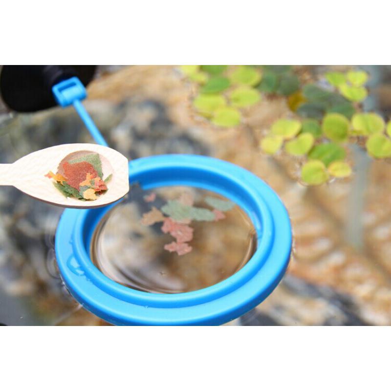 鱼缸饲料圈水族箱鱼食喂食圈鱼粮喂食圈 圆形方形喂食圈水族用品高清大图