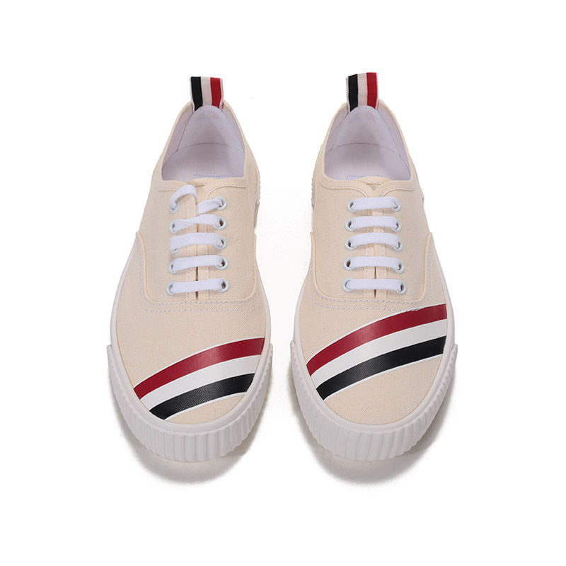 汤姆布朗thombrowne男士织物heritage系带休闲运动鞋帆布鞋mfd201a