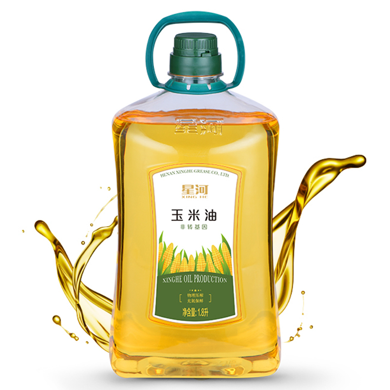 星河 玉米胚芽油 物理提胚压榨 非转基因 1.8L装
