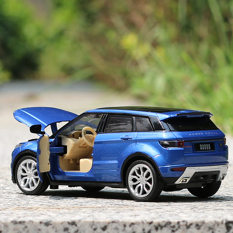 彩珀路虎揽胜越野车suv合金车模型陆虎极光金属仿真儿童玩具汽车路虎