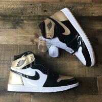 AIR Jordan aj1 HIGH OG“GOLD TOP 3男士黑金鸳鸯、黑红脚趾、黑红禁穿、芝加哥鸳鸯运动篮球鞋