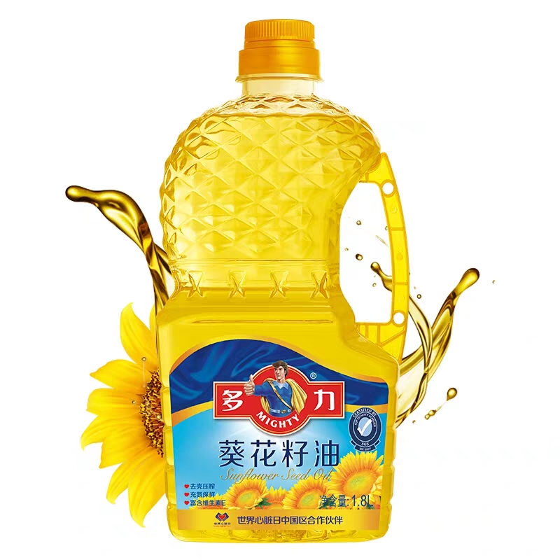 多力葵花籽油1.8L*2礼盒 食用油高清大图
