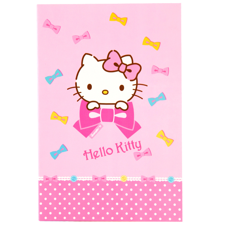 广博(GuangBo)KT81001 hello Kitty记事本5本 25K/30张软抄本 日记本 笔记本子缝线本