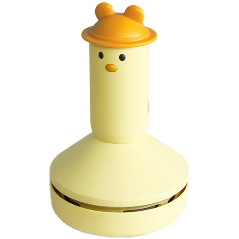 卡通白手持式吸尘器迷你无线车载小型桌面家用便携汽车清洁机生活小