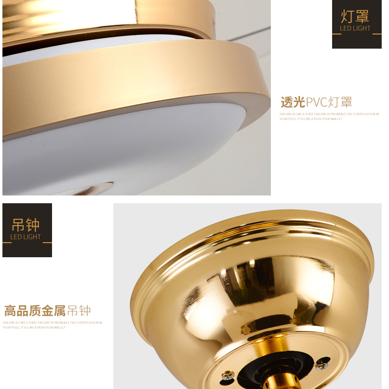 1540风扇灯吊扇家用客厅纳丽雅(Naliya)餐厅卧室吸顶蓝牙音响带电扇吊灯变频 蓝牙96W变光遥控(变频)