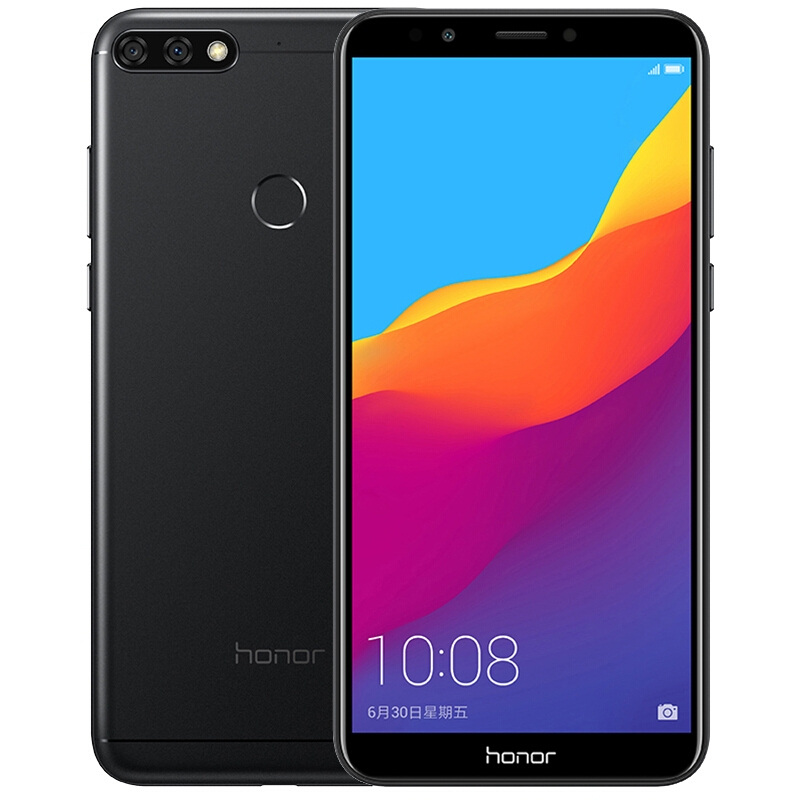 华为/荣耀(honor) 畅玩7C 标配版 全网通 3GB+32GB 幻夜黑色 移动联通电信4G手机