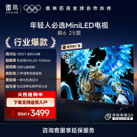 雷鸟 鹤6 25款 65英寸MiniLED电视 家电国家补贴 288Hz 4+64GB 一级能效智能电视机65S595C