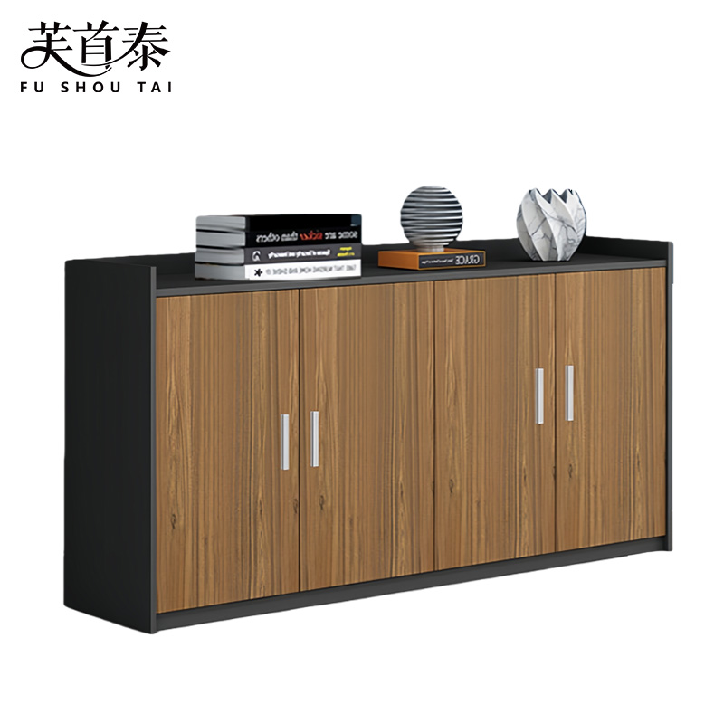 芙首泰矮柜存储柜四门160*40*80cm台高清大图