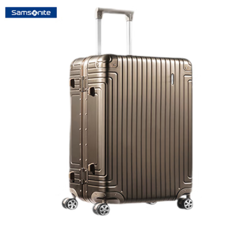 新秀丽 经典铝镁合金登机箱 55/20-金色 db3*16001