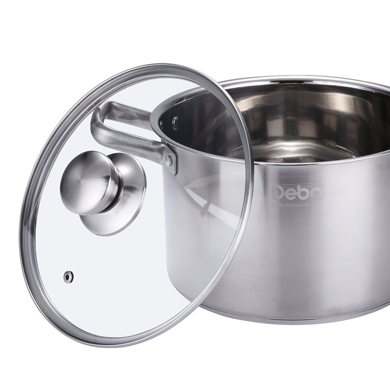 德铂(Debo)鲁尼汤锅304不锈钢锅具 煲汤锅燃气电磁炉通用22cm DEP-613 个高清大图
