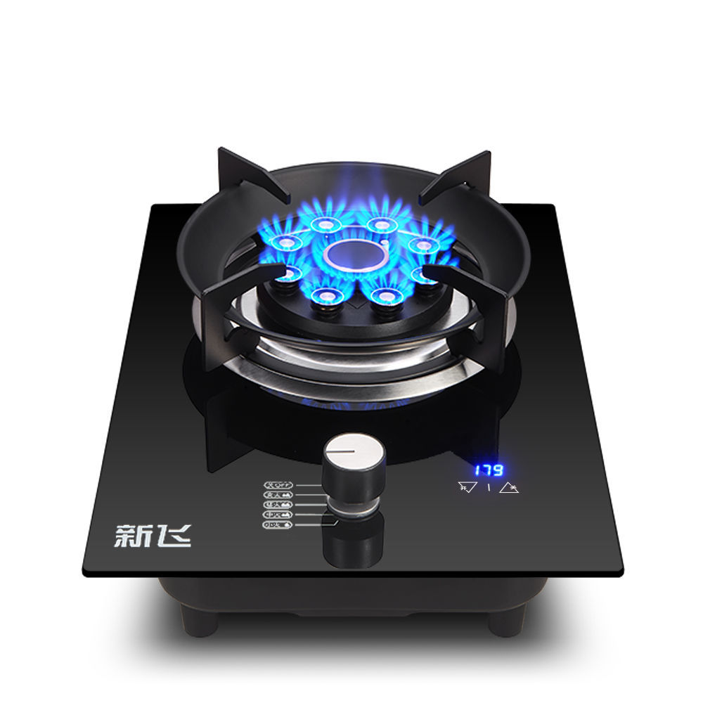 新飞单灶家用厨房单眼灶台式嵌入式天然气液化气煤气燃气灶具 旗舰款
