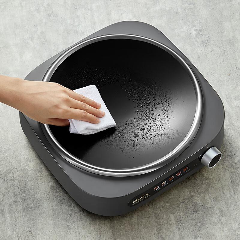 小熊(Bear)电磁炉家用大功率2200W火锅炉电磁灶智能定时电灶防水黑色微晶面板 DCL-B22F5