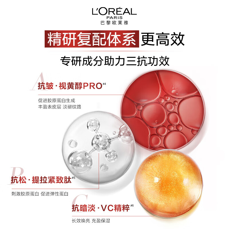 欧莱雅复颜柔肤水套装礼盒抗皱补水保湿爽肤水护肤品七夕情人节礼物高清大图