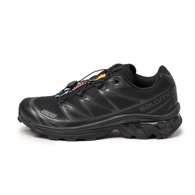 SALOMON男女新款XT-6 Expanse户外轻便透气减震防滑机能风黑武士越野跑鞋 Black_/_Black_/_Phantom 44.5