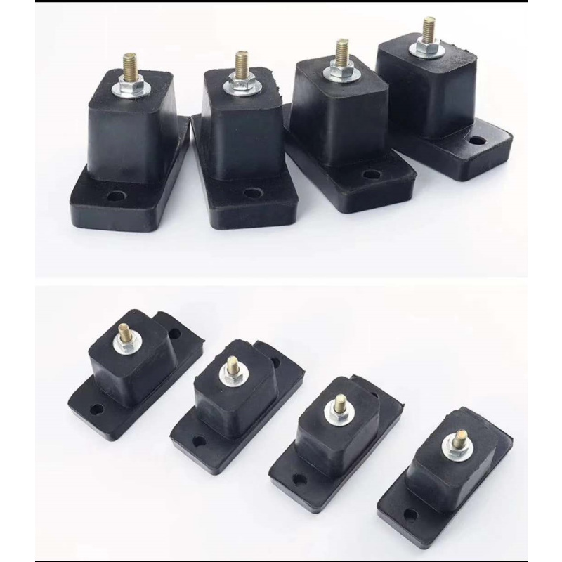 帮客材配 欣致伟 空调减震垫 112*48*60mm 减震产品 橡胶 整箱销售 20付一箱 黑色