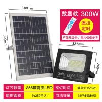 太阳能灯户外庭院灯100w超亮新农村家用室内外防投光灯照明路灯